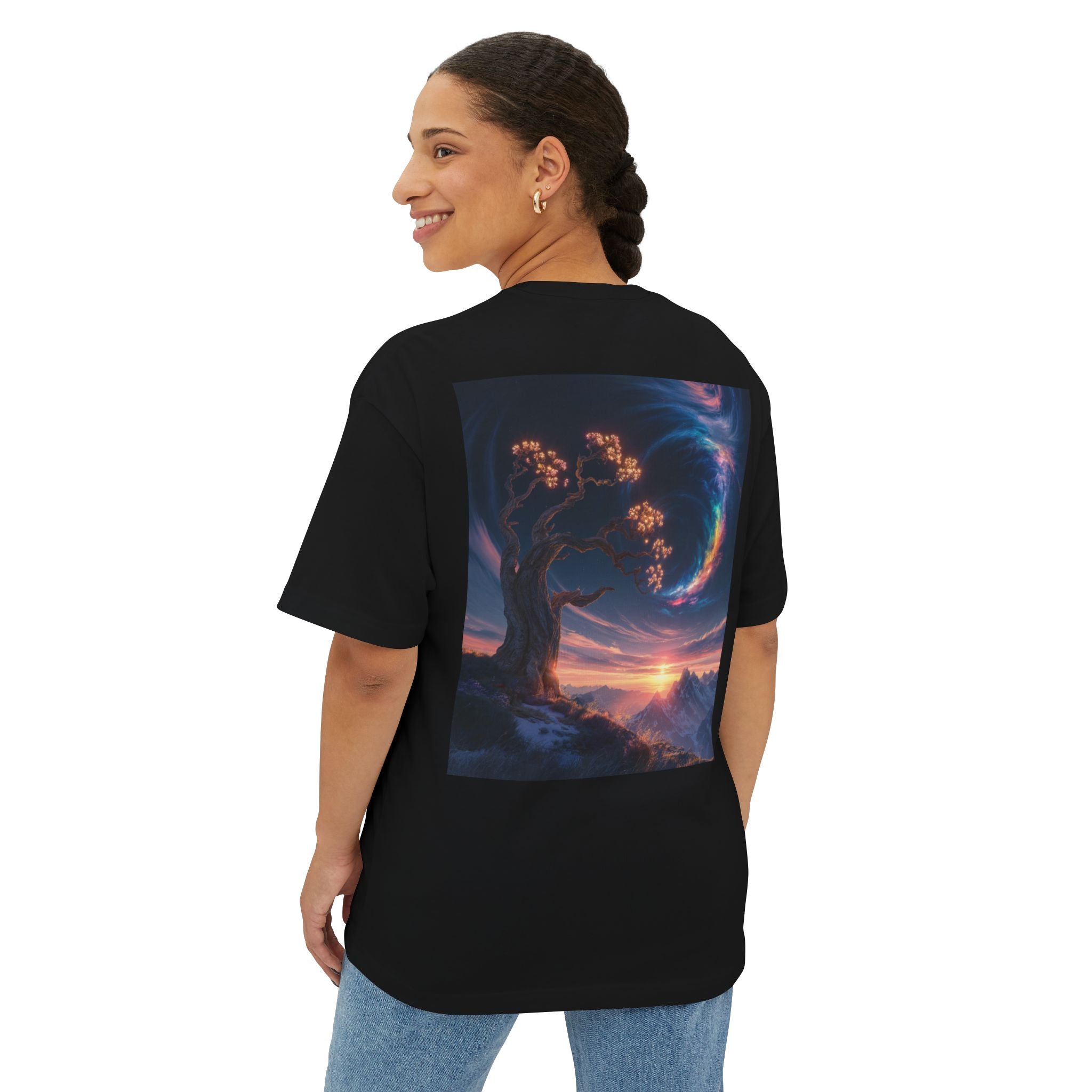 Unisex Oversized Graphic Tee with Fantasy Landscapes and Bold Designs, Ideal for Casual Wear, Concerts, Gifting, Unisex Apparel, [...]