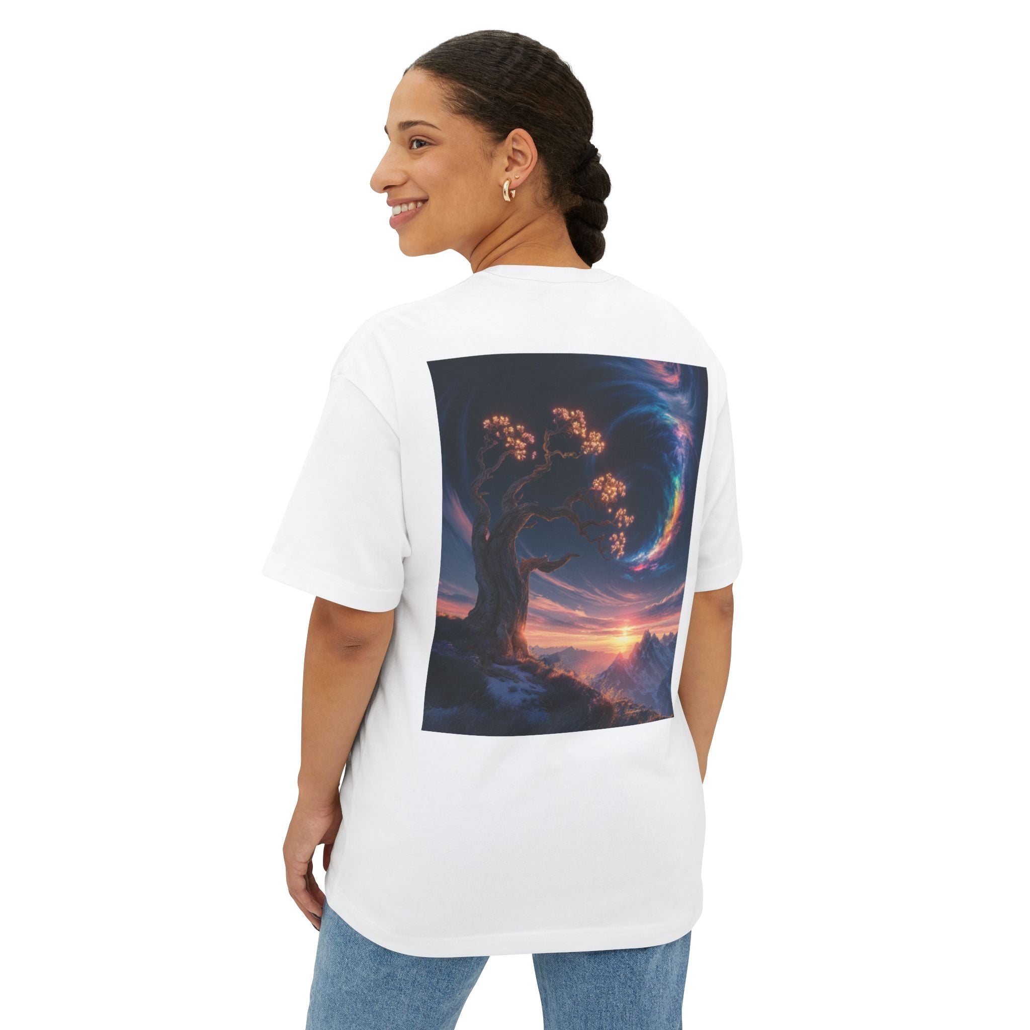 Unisex Oversized Graphic Tee with Fantasy Landscapes and Bold Designs, Ideal for Casual Wear, Concerts, Gifting, Unisex Apparel, [...]