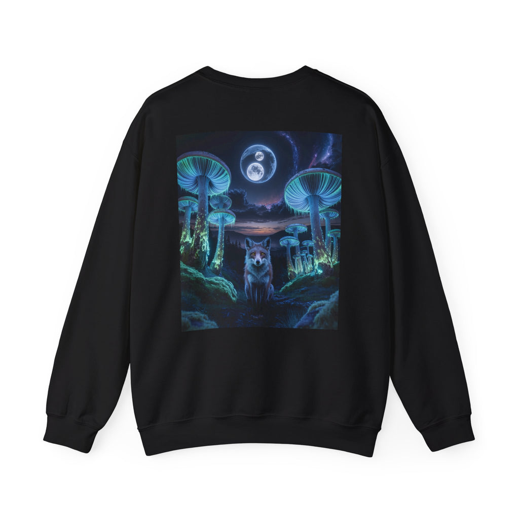Cosmic Creature Crewneck Sweatshirt, Unisex Pullover, Graphic Sweatshirt for Nature Lovers, Gifts for Him/Her, Festival Wear