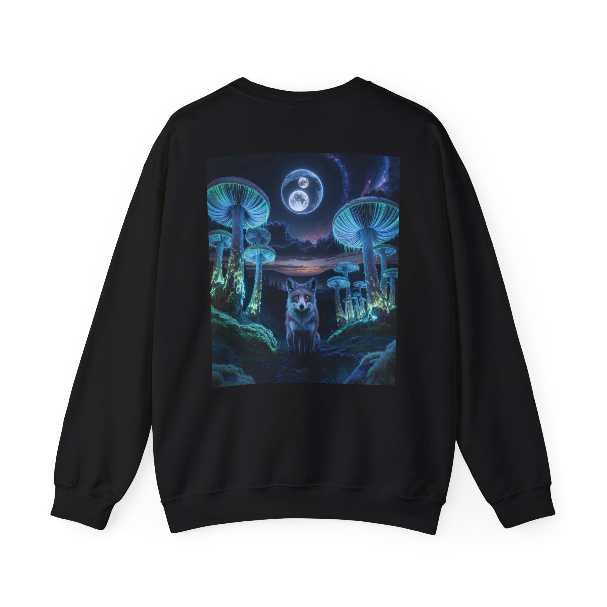 Cosmic Creature Crewneck Sweatshirt, Unisex Pullover, Graphic Sweatshirt for Nature Lovers, Gifts for Him/Her, Festival Wear