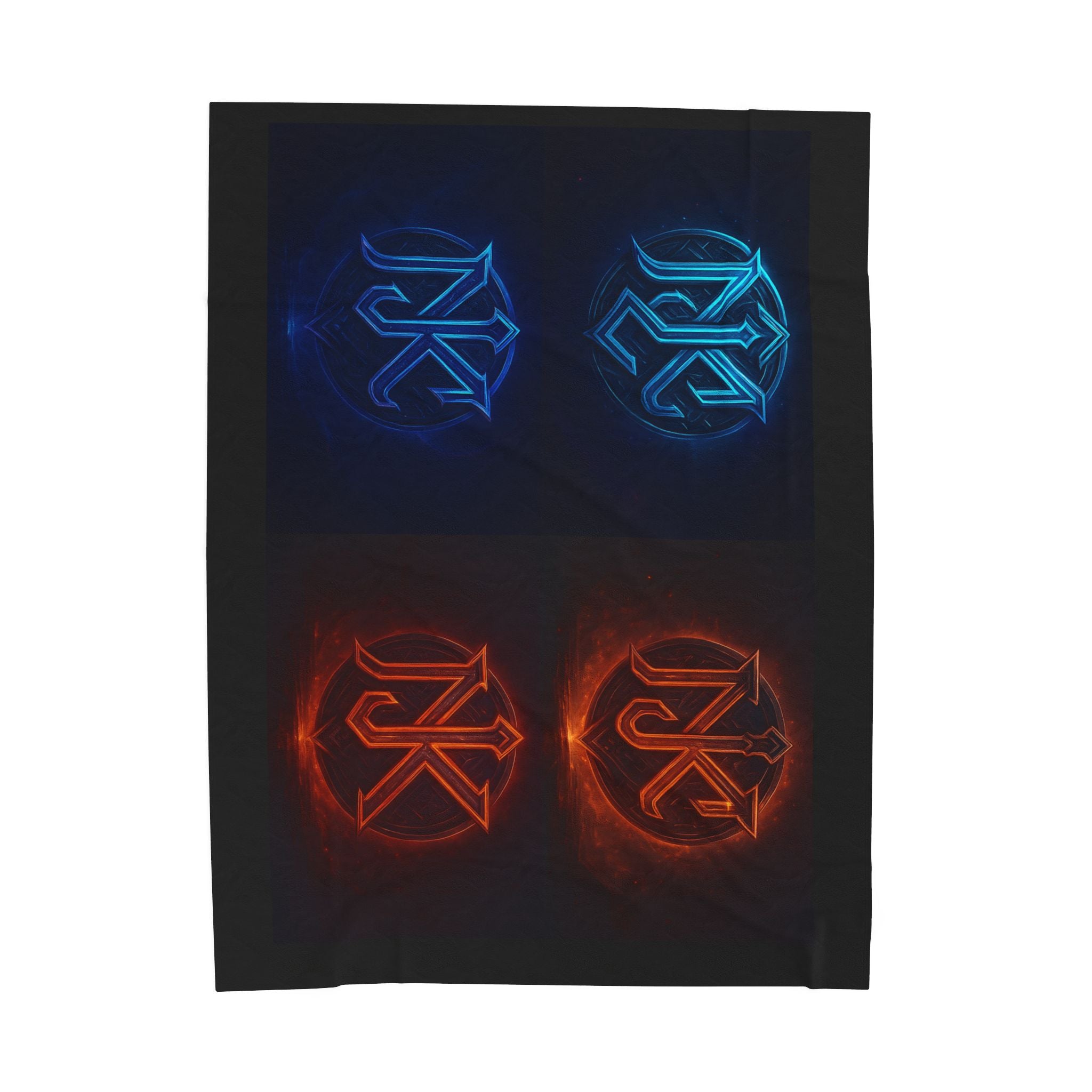 Cozy Velveteen Plush Blanket - Perfect for Gaming Room Décor, Home Comfort, Gift for Nerds, Soft Throw for All Seasons